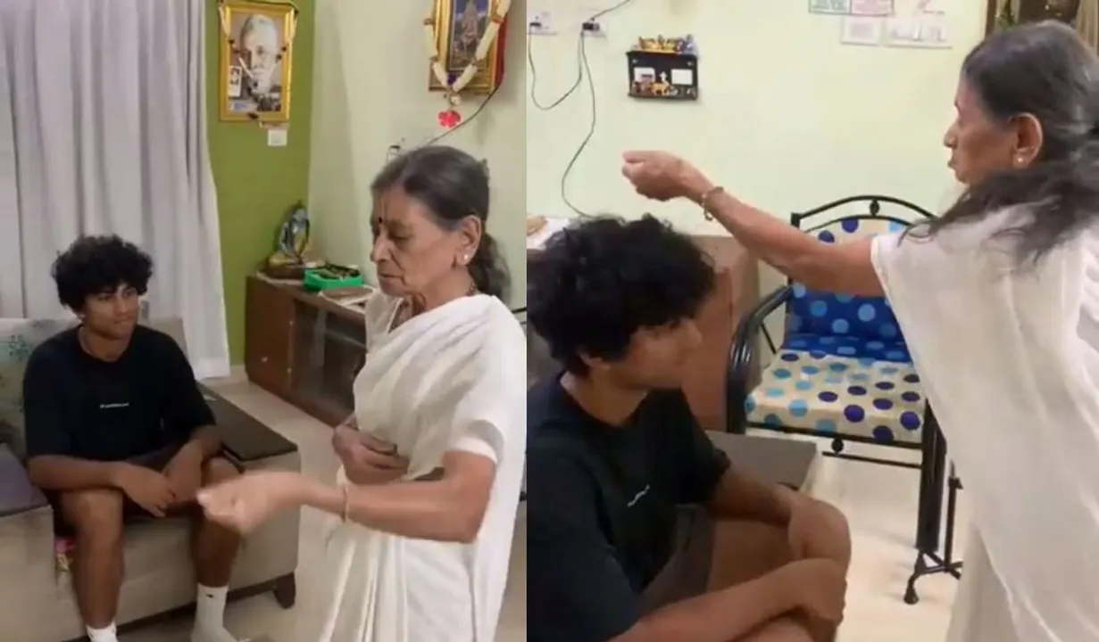  କିୱି ଦଳର ଷ୍ଟାର ବ୍ୟାଟ୍ସମ୍ୟାନ ରାଚିନଙ୍କ ନଜର ଉତାରିଲେ ଜେଜେ ମା’ । ସୋସିଆଲ୍ ମିଡିଆରେ ଭାଇରାଲ ହେଲା ଭିଡିଓ...