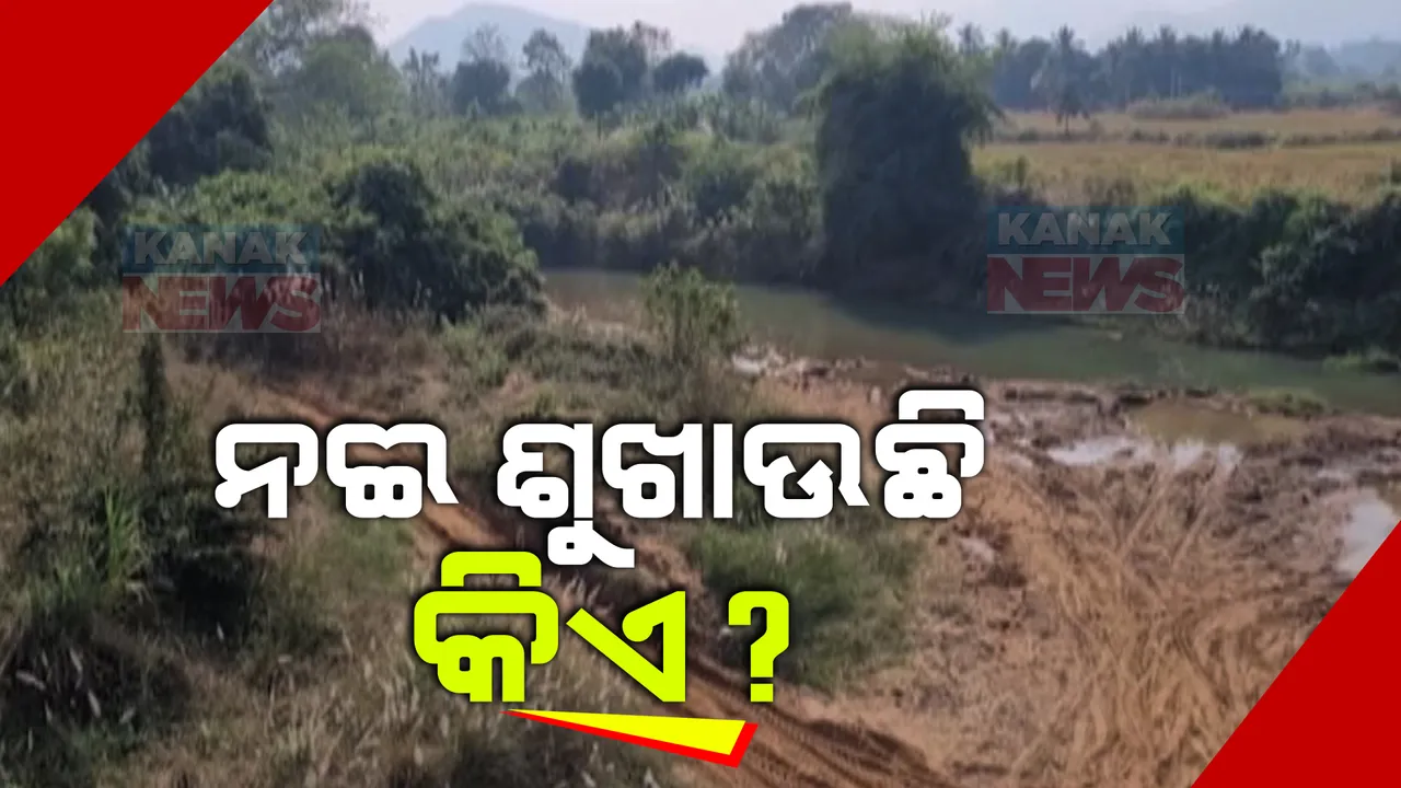  ଭଂଜନଗରରେ ଶୁଖି ଯାଉଛି ନଈ । ବେଆଇନ୍ ବାଲି ଖନନ ଯୋଗୁଁ ବଡନଦୀ ଓ ଲୋହରାଖଣ୍ଡି ନଦୀ ହରାଉଛି ନିଜ ସତ୍ତା