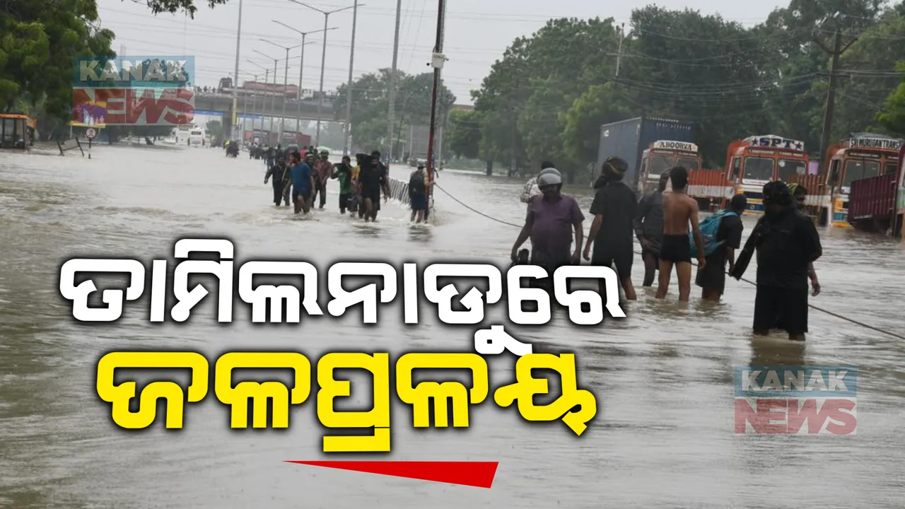  ହାଡଭଙ୍ଗା ଭିତରେ ବନ୍ୟାର ପ୍ରକୋପ । ତାମିଲନାଡୁରେ ଜଳପ୍ରଳୟ ଯୋଗୁଁ ୩ ଜଣଙ୍କ ମୃତ୍ୟୁ । ଉଦ୍ଧାର କାର୍ଯ୍ୟରେ ୩ ସେନା ।