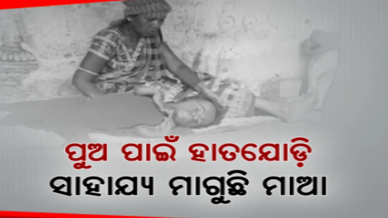  ଦିବ୍ୟାଙ୍ଗ ପୁଅକୁ ବୃଦ୍ଧା ମାଆ ଭରସା । ଯନ୍ତ୍ରଣାରେ ଛଟପଟ ମୋହନାର ବାସୁଦେବ, ମୂଲ ଲାଗି ପରିବାର ଚଳାଉଛି ମାଆ