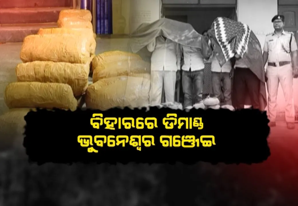  ବିହାରରେ ଡିମାଣ୍ଡ ଭୁବନେଶ୍ୱର ଗଞ୍ଜେଇ । ଧରା ହେଲେ ୫ ବିହାରୀ ଦଲାଲ