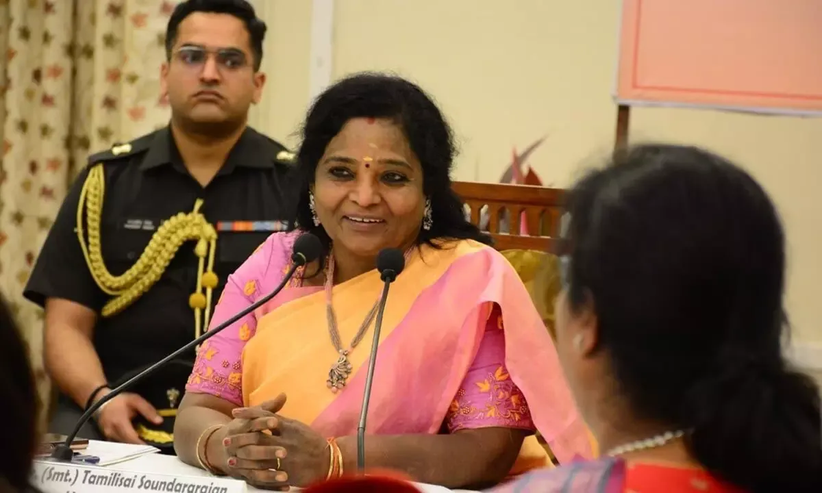  ତେଲେଙ୍ଗାନା ରାଜ୍ୟପାଳ ପଦରୁ ଇସ୍ତଫା ଦେଲେ ସୁନ୍ଦରରାଜନ । ତାମିଲନାଡୁରୁ ନିର୍ବାଚନ ଲଢିବା ନେଇ ଚର୍ଚ୍ଚା ।
