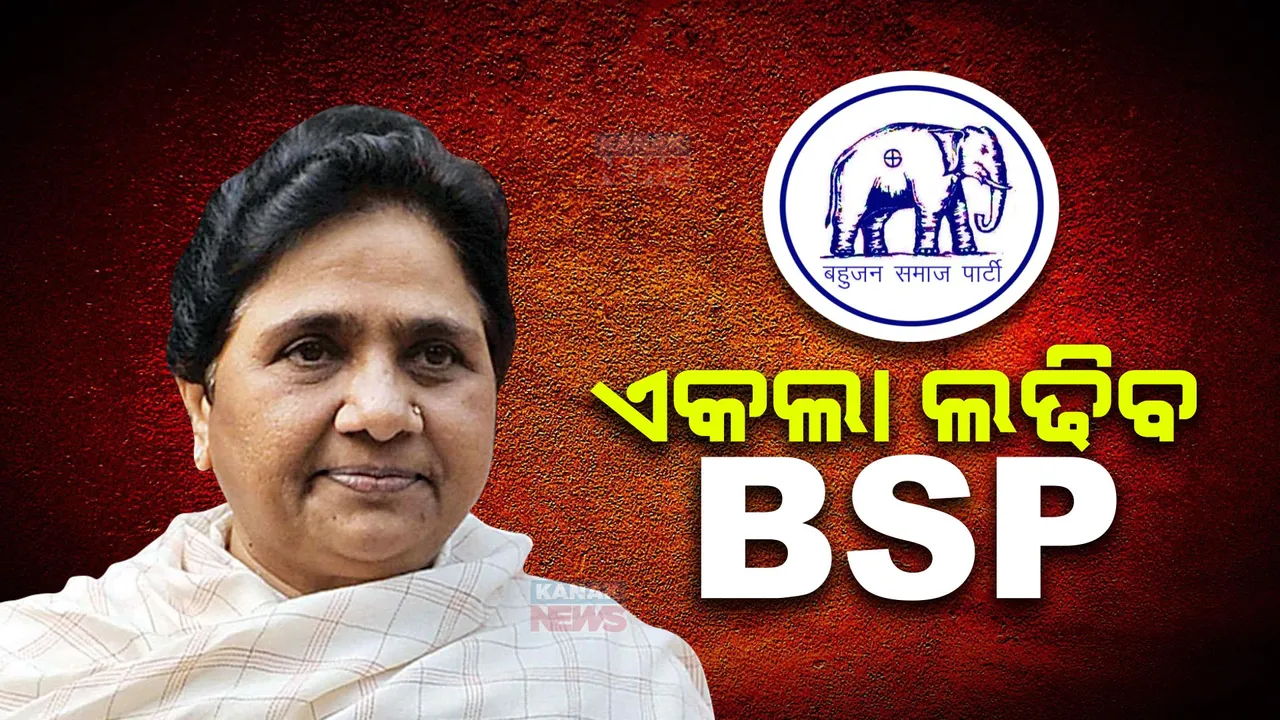  ଏକାକୀ ନିର୍ବାଚନ ଲଢିବ ବିଏସପି । ମେଣ୍ଟକୁ ମନା କରିଦେଲେ ମାୟାବତୀ ।