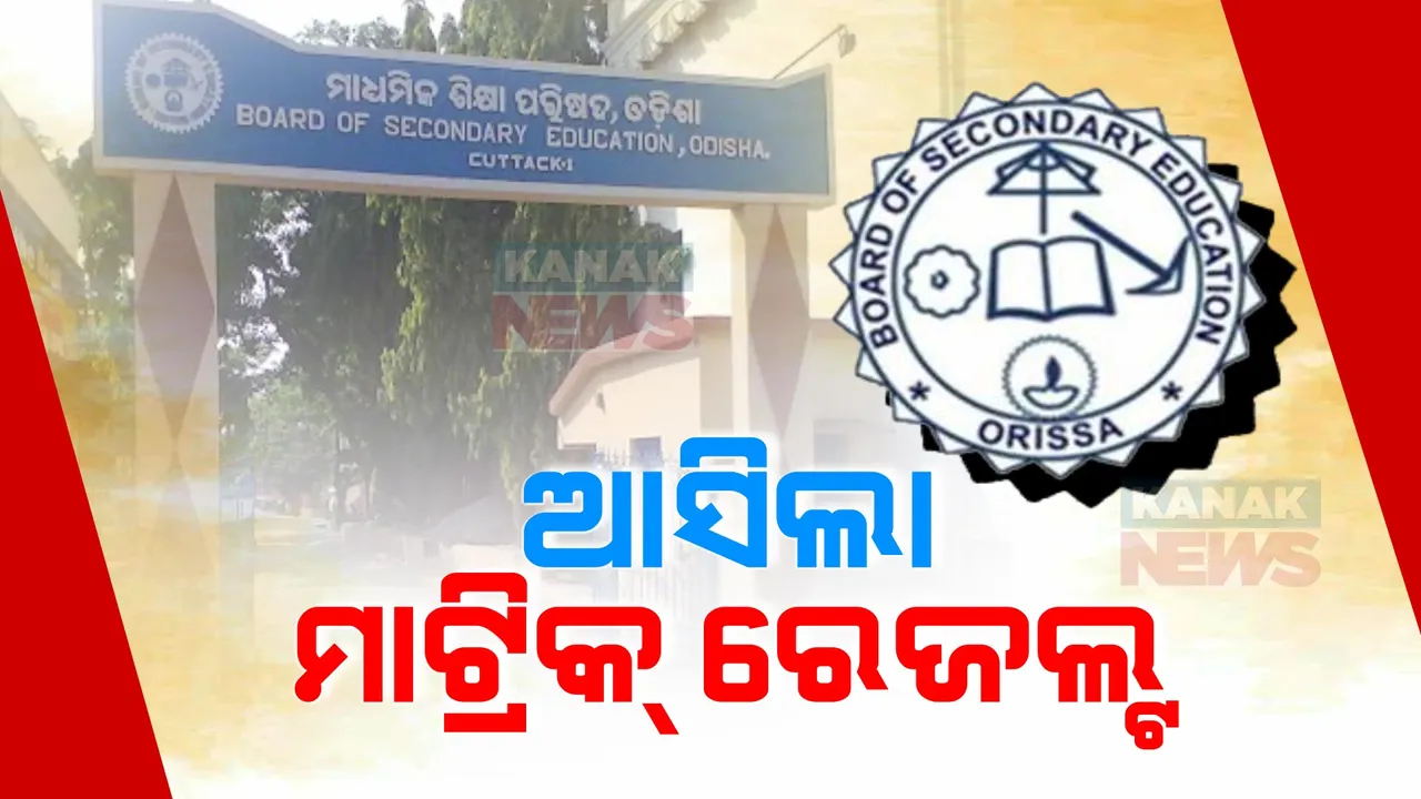  ପ୍ରକାଶ ପାଇଲା ମାଟ୍ରିକ ରେଜଲ୍ଟ । ପାସ୍ ପାର ୯୬.୦୭ ପ୍ରତିଶତ । ଝିଅଙ୍କ ପାସ୍ ହାର ୯୬.୭୩ ପ୍ରତିଶତ ଓ ପୁଅଙ୍କ ପାସ୍ ହାର ୯୫.୩୯ ପ୍ରତିଶତ