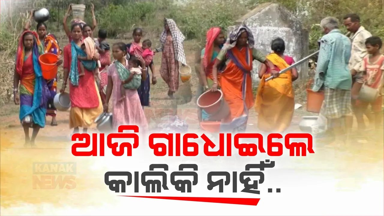  ପ୍ରବଳ ଖରା ଯୋଗୁଁ ଶୁଖି ଯାଉଛି ଜଳଉତ୍ସ । ଶୁଖିଲା ପଡିଛି ପୋଖରୀ ଗାଡିଆ । ଧରାକୋଟ କୋଟନିଗଣ୍ଡା ଗାଁରେ ମିଳୁନି ପାଣି