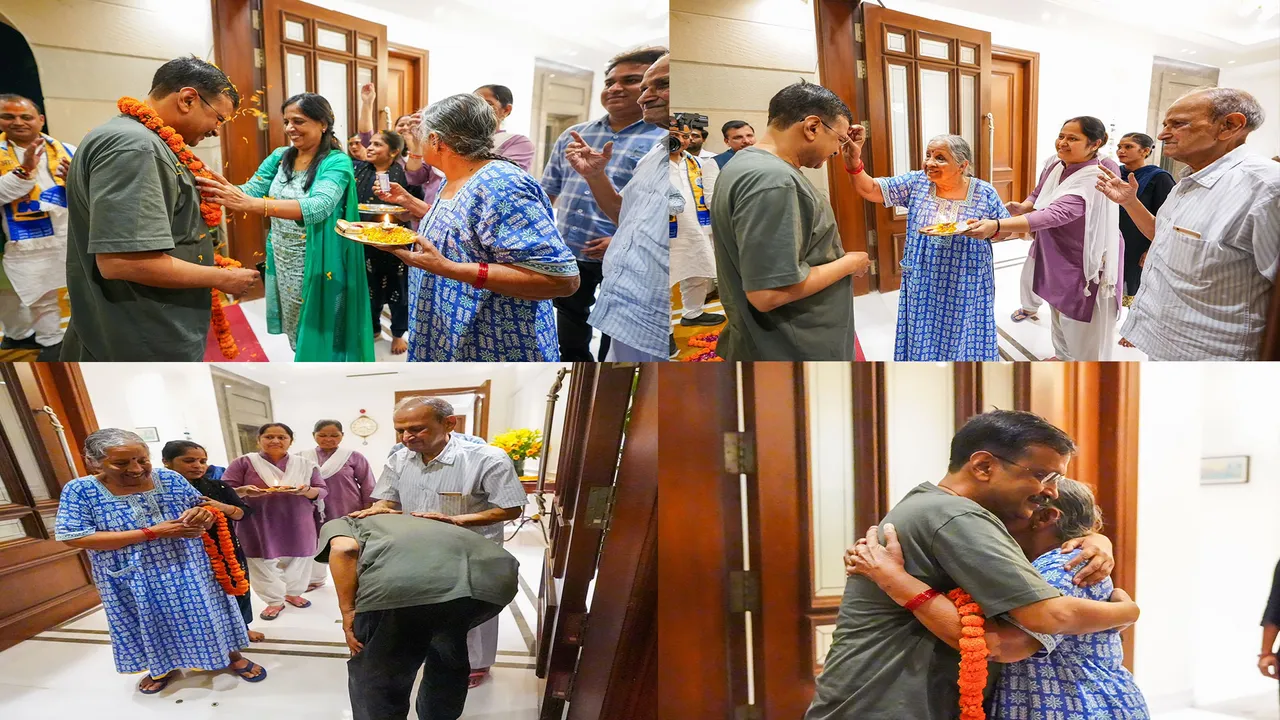  ମା’ଙ୍କ ସାମ୍ନାରେ ସବୁବେଳେ ନିର୍ଦ୍ଦୋଷ ପିଲା । ଘରକୁ ଫେରିବା ପରେ କେଜ୍ରିୱାଲଙ୍କୁ କୋଳେଇନେଲେ ମା’