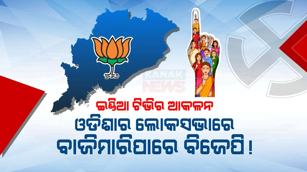  ଓଡିଶା ଲୋକସଭା ଆସନକୁ ନେଇ ‘ଇଣ୍ଡିଆଟିଭି’ର ପୂର୍ବାନୁମାନ:ବିଜେଡିକୁ ମିଳିବ ୪ରୁ୬ ସିଟ ।