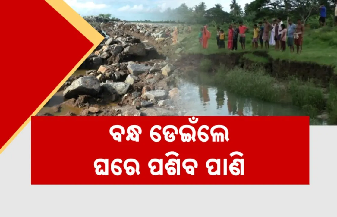  ନିଦ ହଜାଇଛି ନଦୀ । ଭୟ ଭିତରେ ଜୀବନ ବିତାଉଛନ୍ତି ରାଜନଗରର ନଈ କୂଳିଆ ଲୋକେ, ନଦୀଗର୍ଭକୁ ଧସିଗଲାଣି ପଥର ପ୍ୟାକିଂ