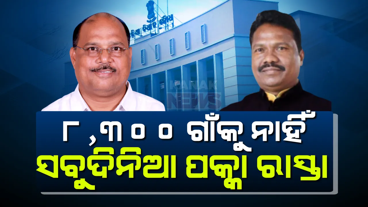  ବିଧାୟକ ଧ୍ରୁବ ସାହୁଙ୍କ ପ୍ରଶ୍ନର ଉତ୍ତର ରଖିଲେ ମନ୍ତ୍ରୀ ରବି ନାୟକ: କହିଲେ, ରାଜ୍ୟରେ ୮, ୩୦୦ ଗାଁକୁ ନାହିଁ ସବୁଦିନିଆ ପକ୍କା ରାସ୍ତା