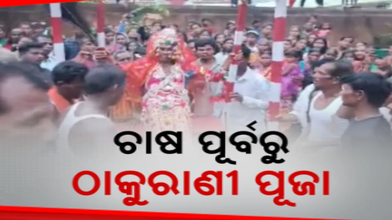  ଠାକୁରାଣୀଙ୍କୁ ପୂଜା କଲେ ହୁଏ ଭଲ ଚାଷ ! ଖରିଫ୍ ଧାନ ଚାଷ ପାଇଁ ଜମିକୁ ଯିବା ଆଗରୁ କୋକସରା ଆଦିବାସୀଙ୍କ ମଣ୍ଡେଇ ଯାତ୍ରା