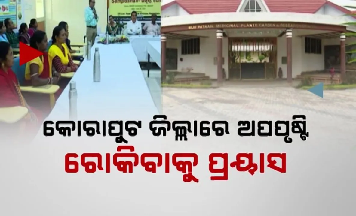 କୋରାପୁଟରେ କୁପୋଷଣ ଦୂର କରିବା ପାଇଁ ପ୍ରୟାସ । ଅପପୃଷ୍ଟି ରୋକିବା ଲାଗି ସମ୍ପୋଷଣ କାର୍ଯ୍ୟକ୍ରମ ଆରମ୍ଭ କରିଛି ଆଇଟିସି ଗ୍ରୁପ । 