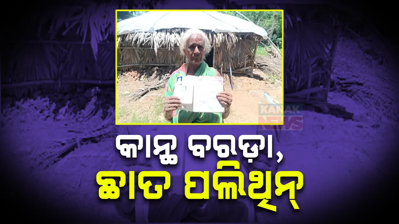  ସରକାରୀ ଯୋଜନା ପ୍ରବଳ କିନ୍ତୁ କାମ ଦୁର୍ବଳ । ବରଡା ଘେରା ପଲିଥିନ ତଳେ ବିତୁଛି ଜୀବନ । ଘର ନପାଇ ହିତାଧିକାରୀ ହିନସ୍ତା ।