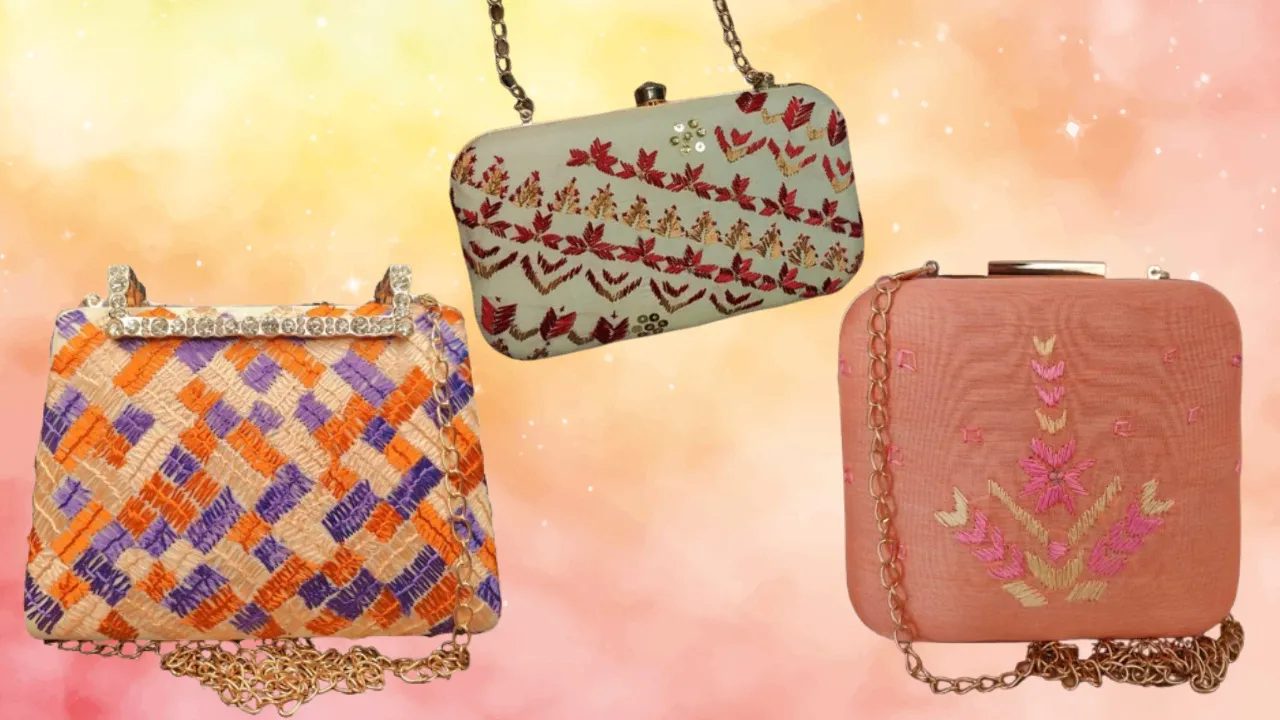 #LocalWaliDiwali Phulkari Clutches