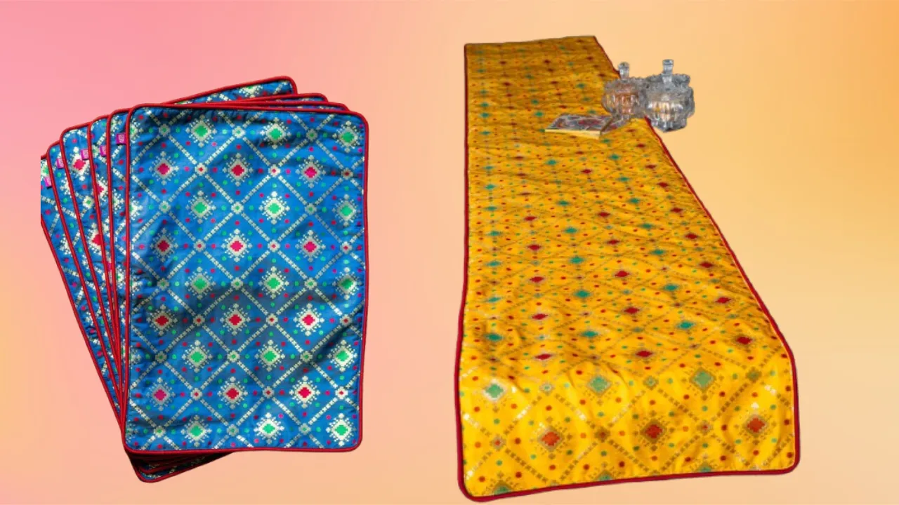 LocalWaliDiwali Bandhani Table Linen