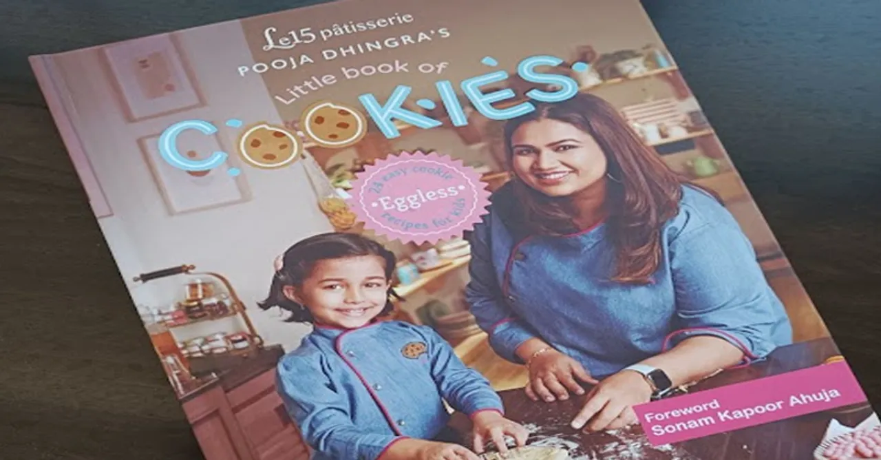 Little Book of Cookies, Pooja Dhingra’s recent alluringly helps out the munchkins with baking cookies 