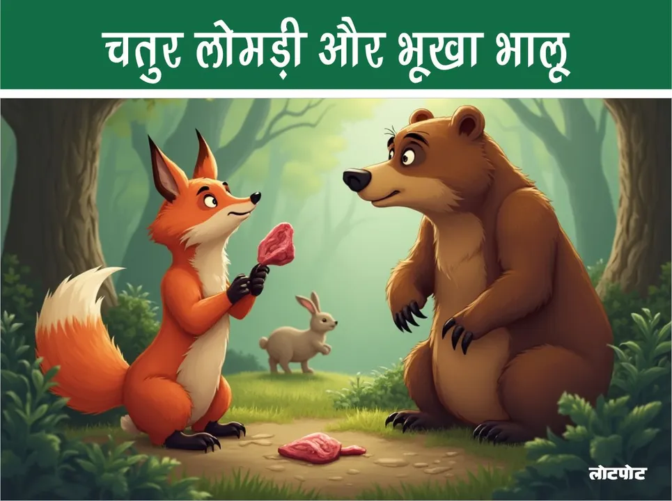 Jungle Story The Clever Fox and the Hungry Bear