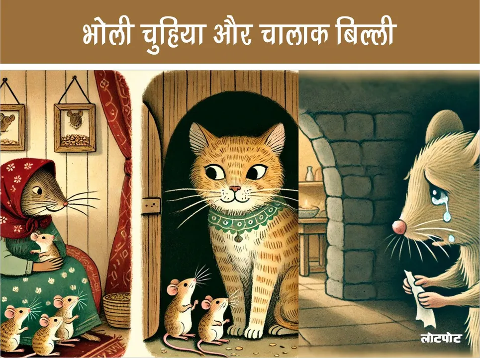 innocent mouse and clever cat