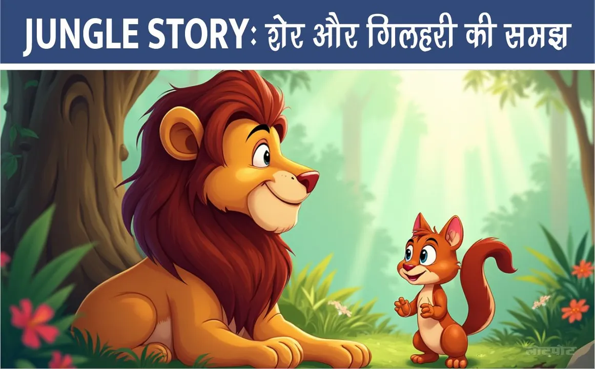 Jungle Story Understanding between the lion and the squirrel