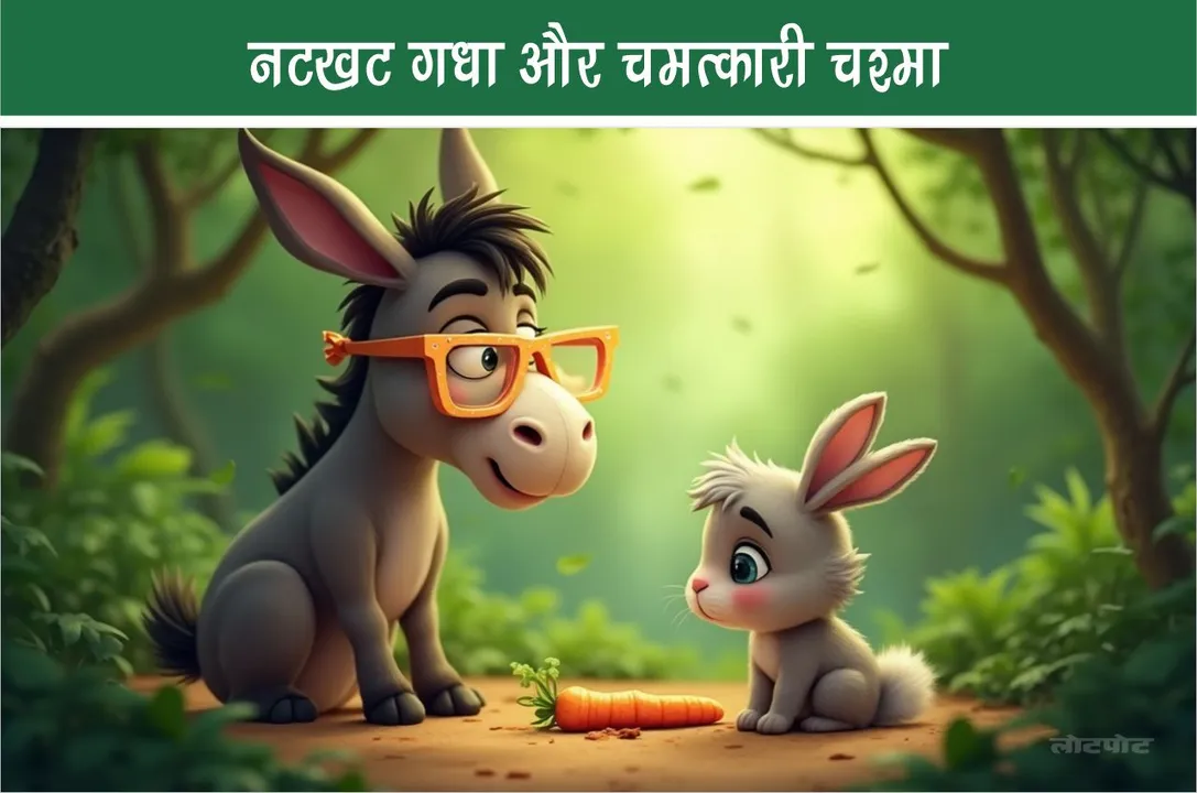 The Naughty Donkey and the Miraculous Glasses A Unique Jungle Story