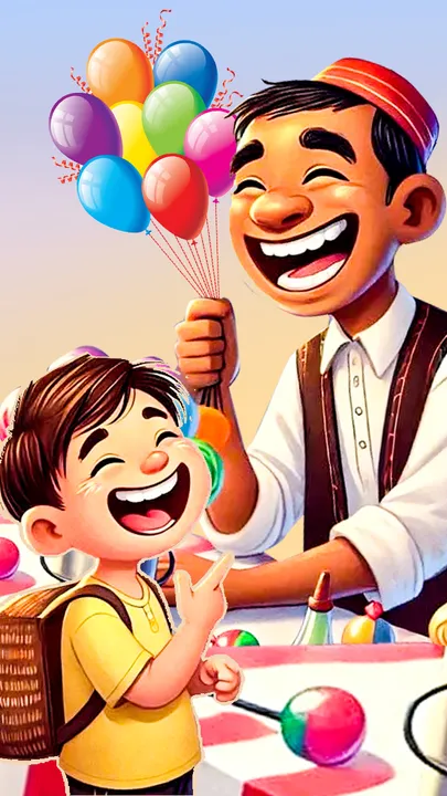 Balloon and clever child (1)