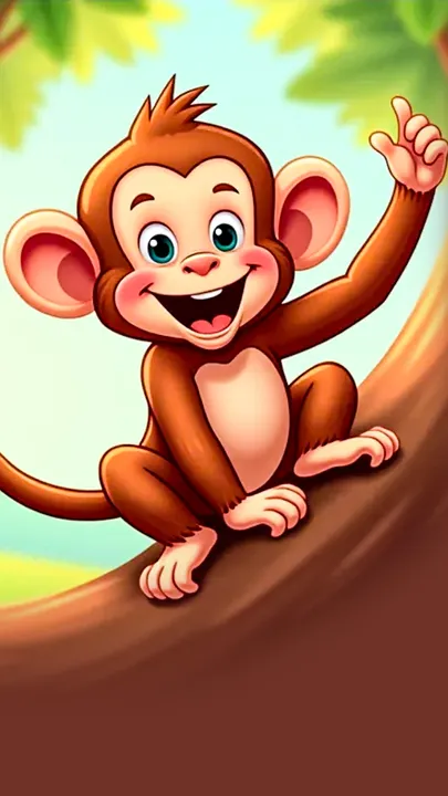 Hindi Jungle Kahani Cheeku Monkey and Rose Flower (1)