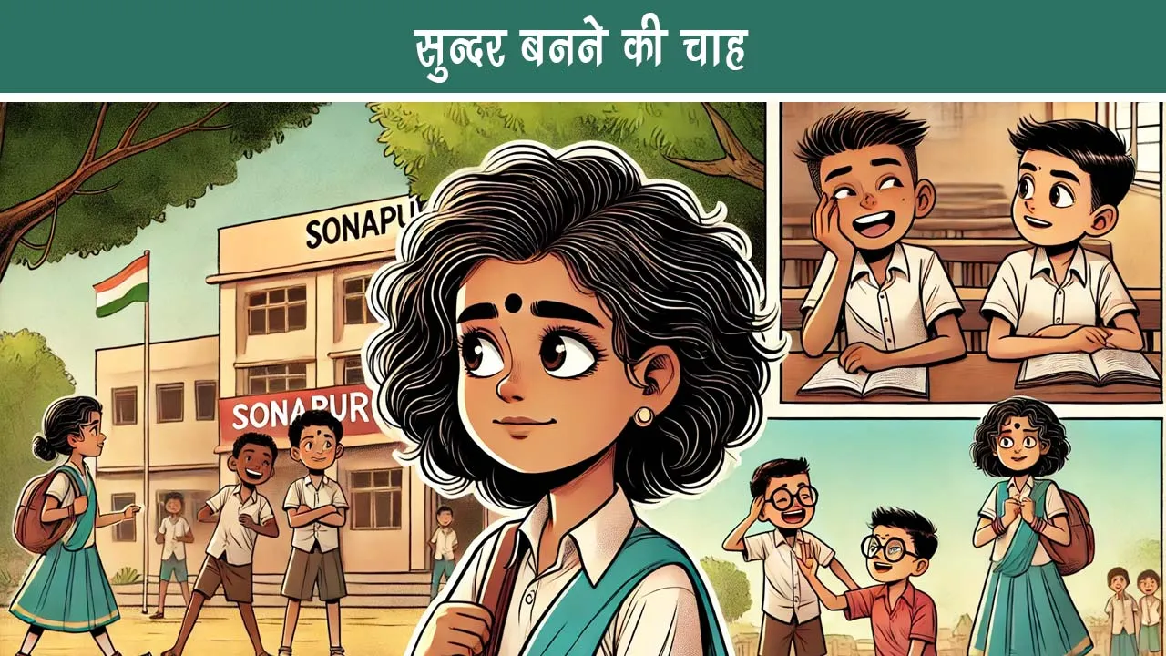 Children moral story Desire to be beautiful Sundar banne ki chah