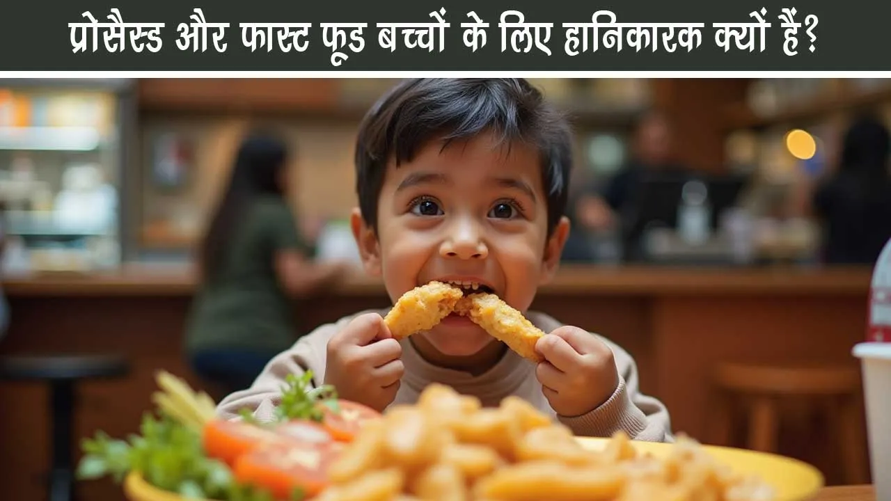Why are processed and fast food harmful to children