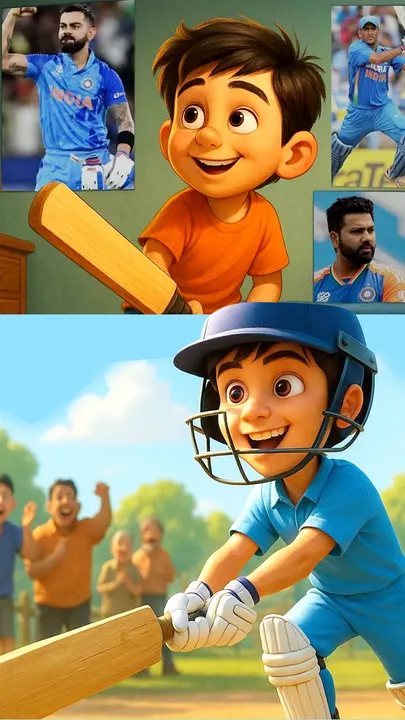 Sonu and Junoon of Cricket- An inspirational moral story (1)