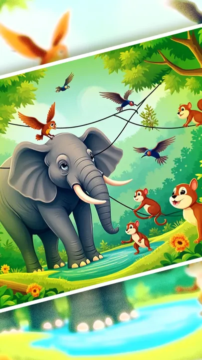 The pride of the pearl elephant is shattered Jungle Story (1)