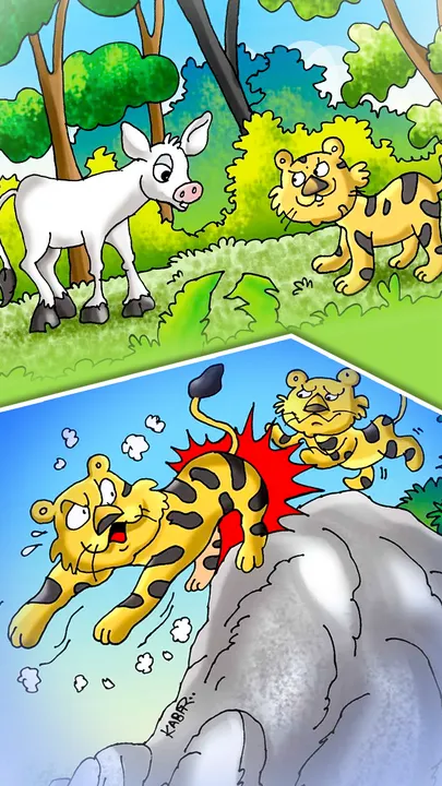 Jungle Story Cow and Tiger (1)