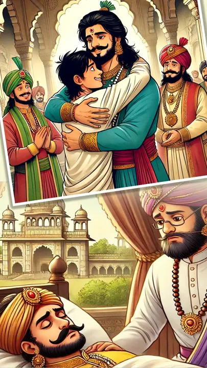 The king illness and the sacrifice of a young man