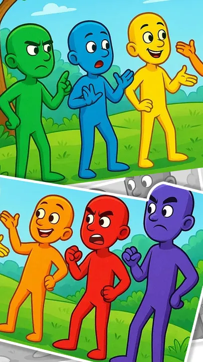 Rainbow colors