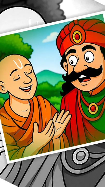 King's cleverness and Brahmin's victory (1)
