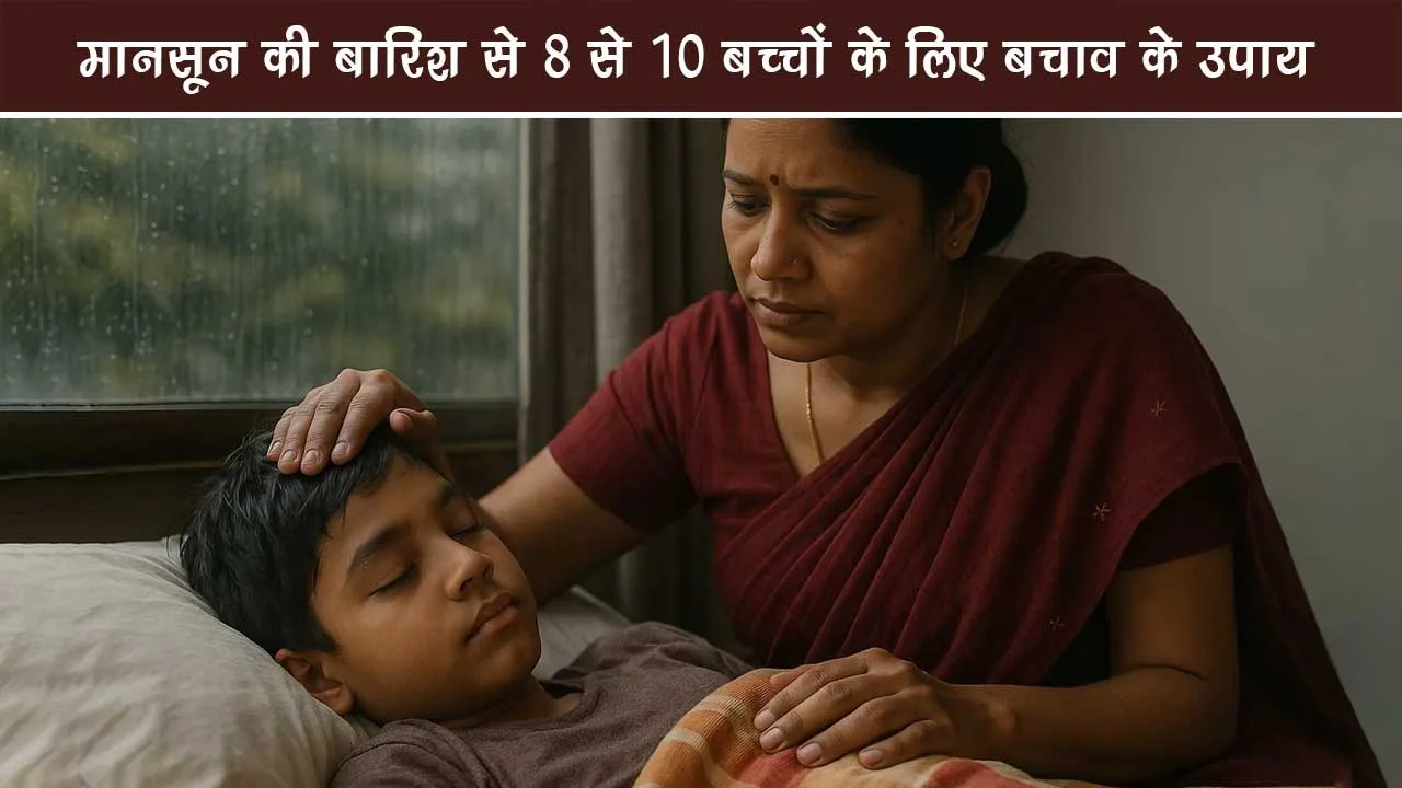 Measures to rescue 8 to 10 children due to monsoon rains