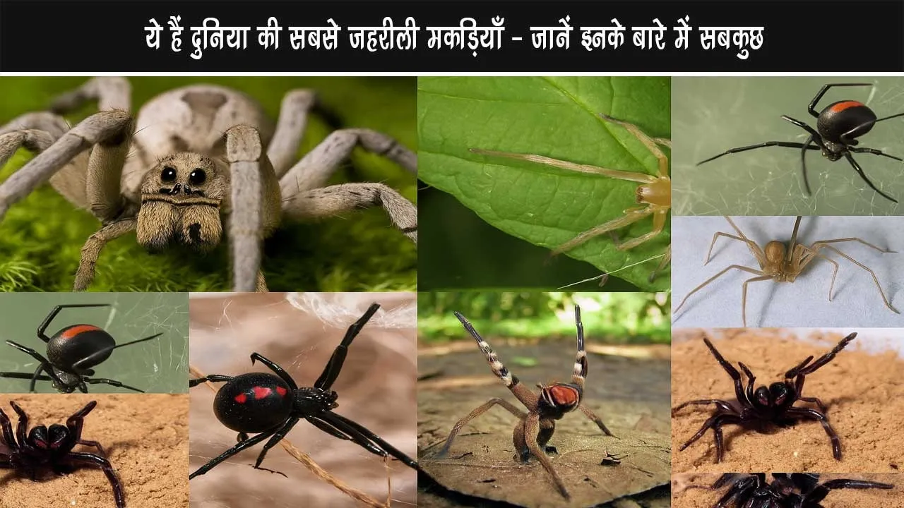 जहरीली मकड़ियाँ