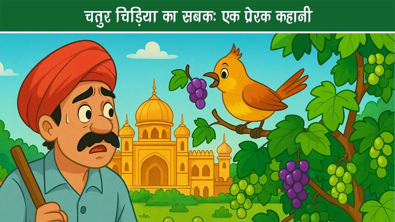 chatur-chidiya-ka-sabak-prerak-kahani