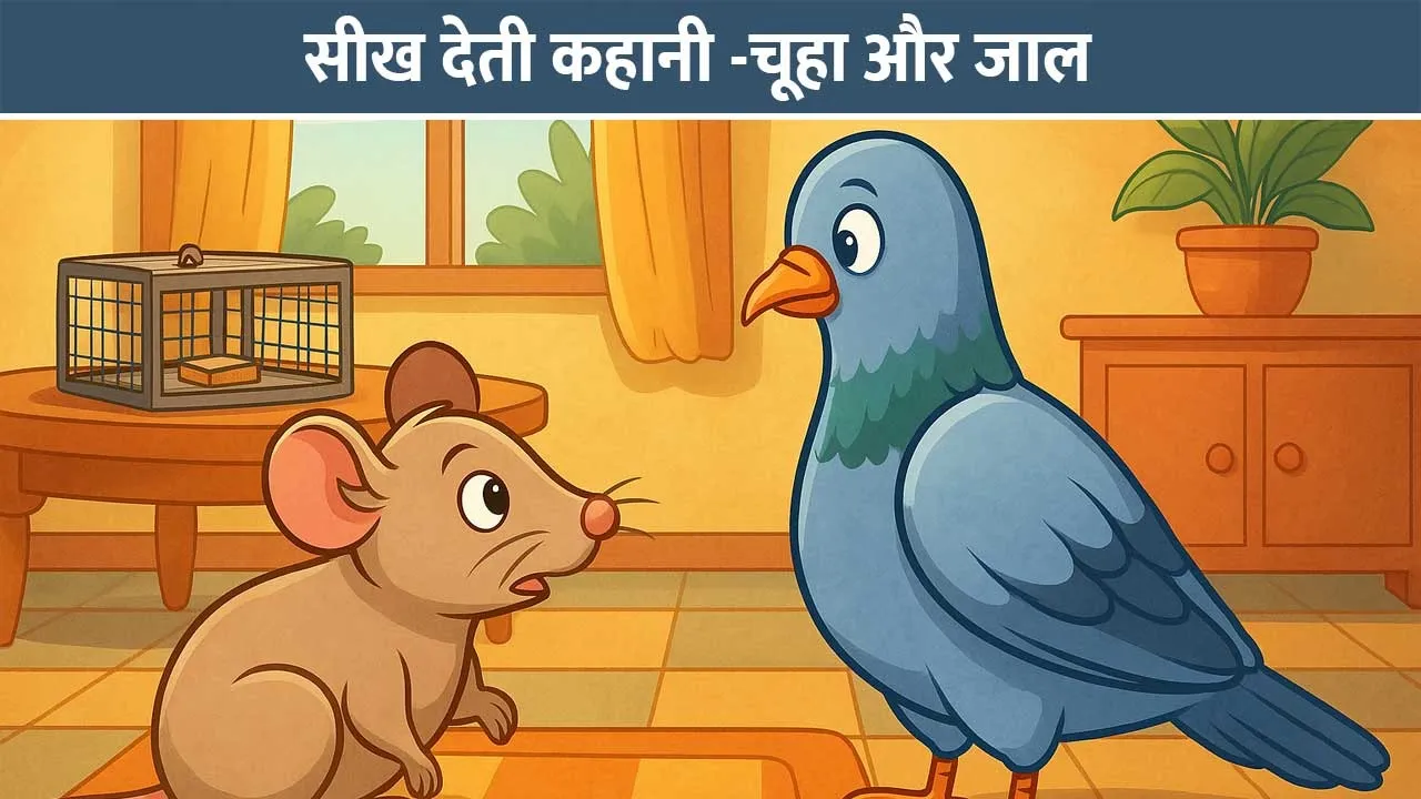 chuha-aur-jaal-seekh-deti-kahani