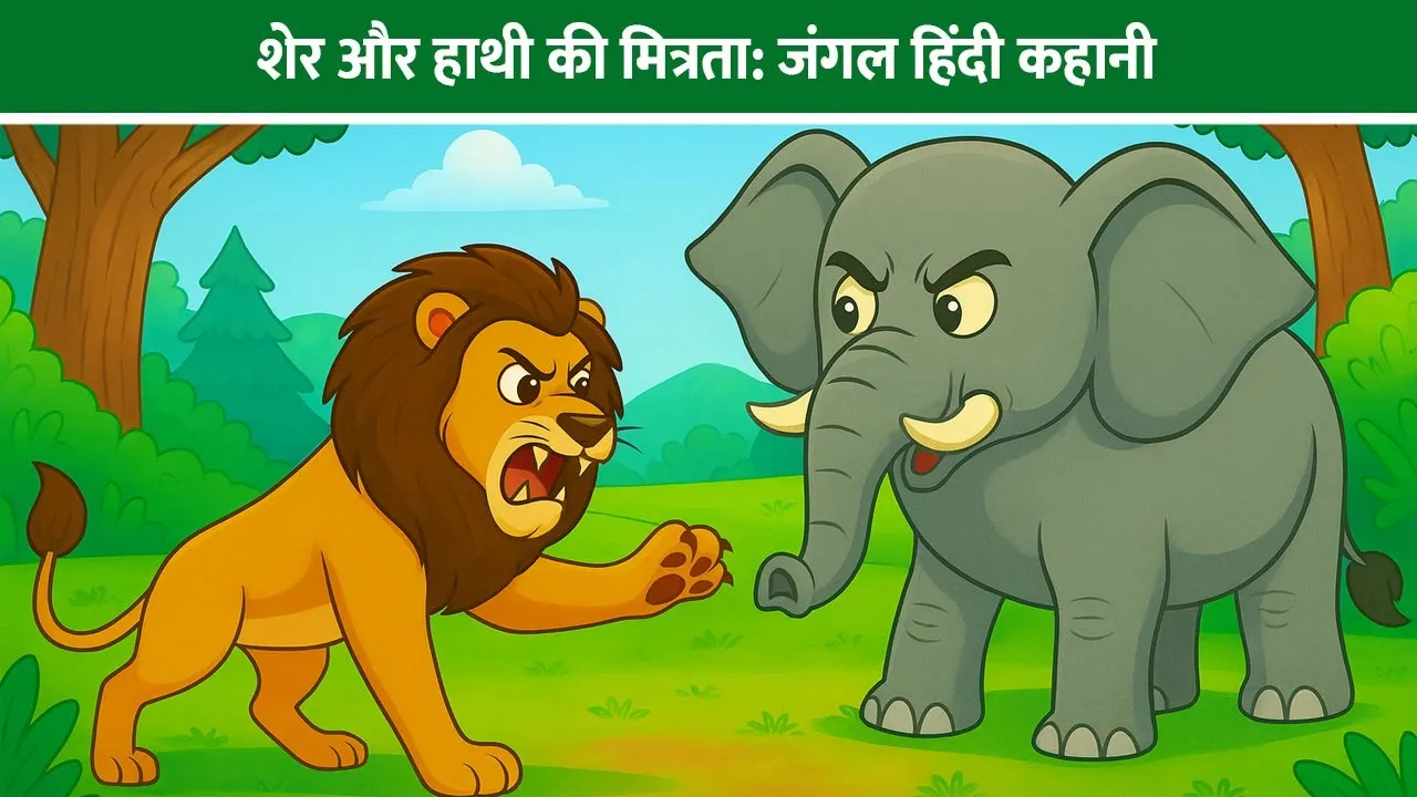 sher-aur-haathi-ki-mitrata-jungle-kahani