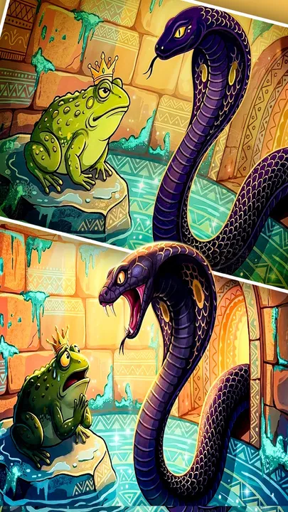 vinash ka kuan ghamandi raja aur jahreela dost kahani (1)