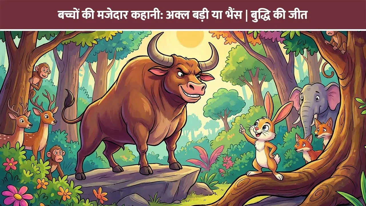 bachchon-ki-mazedar-kahani-akal-badi-ya-bhains