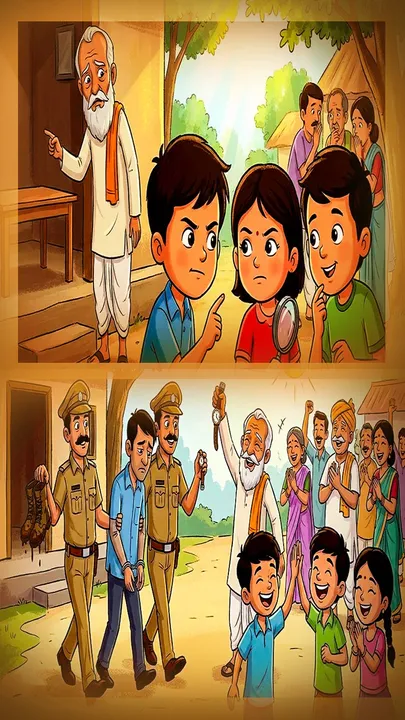 chor pakda gaya jasoosi kahani baccho ke liye (1)