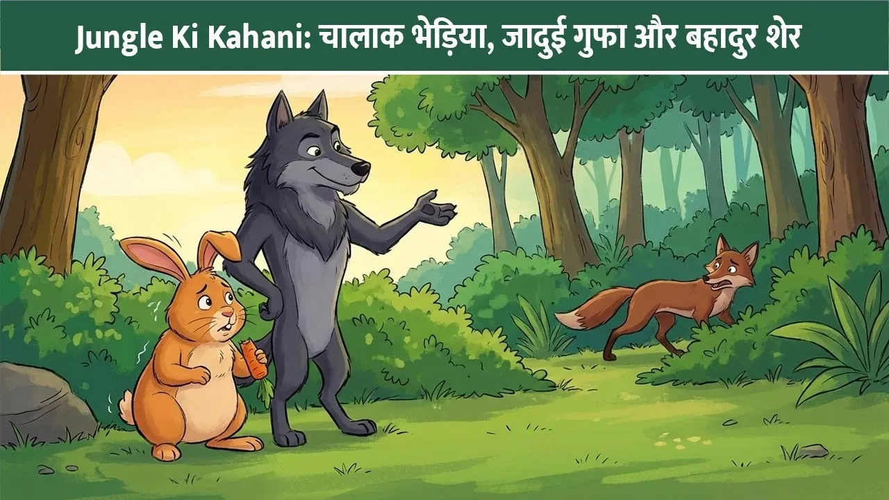 jungle-ki-kahani-bhediya-aur-sher-ki-dosti