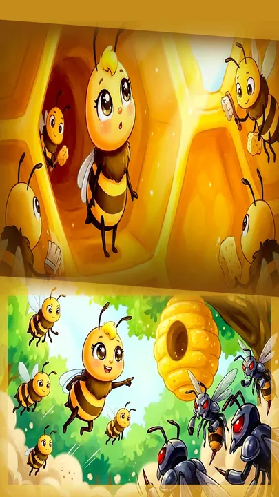 nanhi madhumakhi ki bahaduri jungle kahani (1)