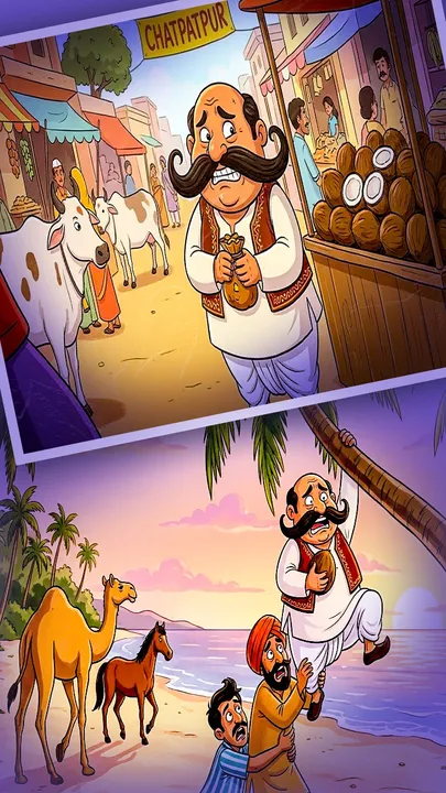 kanjoos baniya ko mila sabak funny story (1)