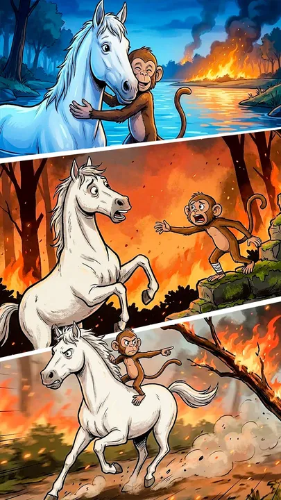 Dosti ki agni pariksha Jungle story (1)