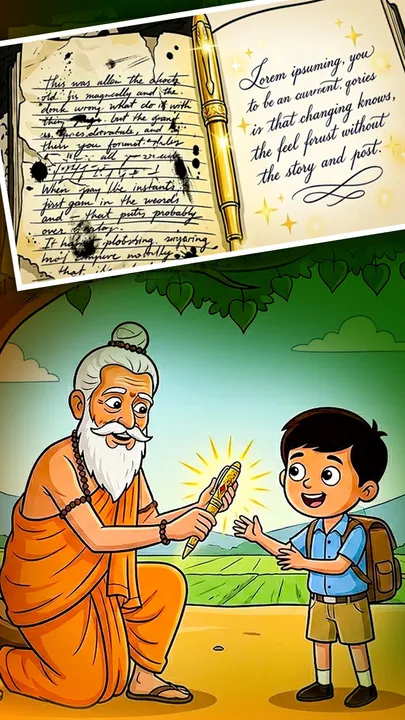 sone ki kalam aur raju ki mehnat hindi story (1)