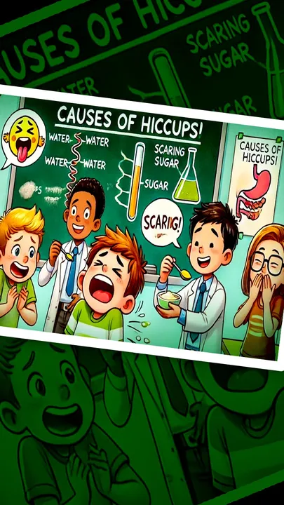 Why do hiccups come and have a fun way to stop it (1)