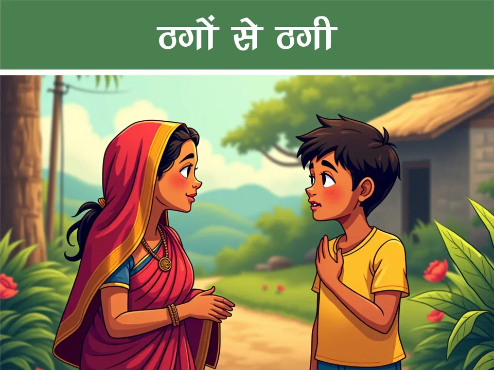 cartoon image of a women with her son