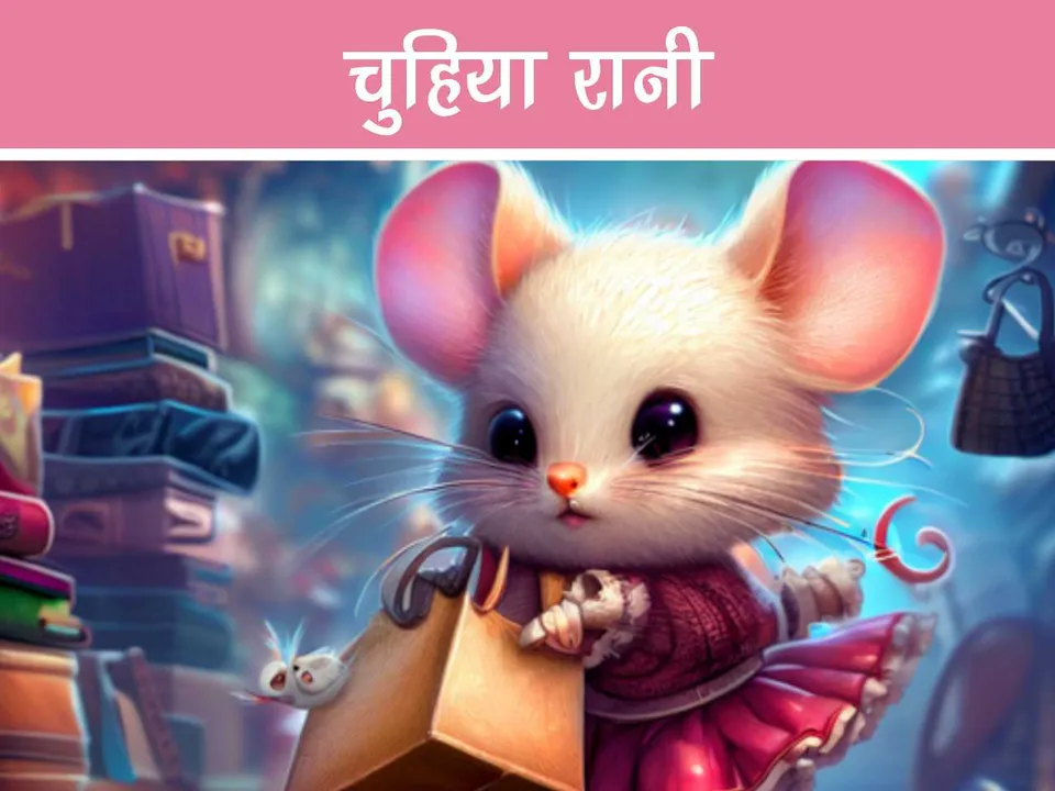 Mouse Going for Shopping Cartoon image