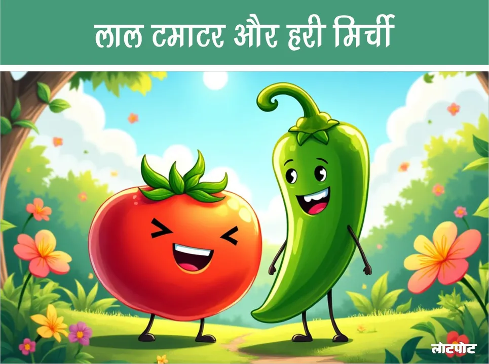 Children Poem Red Tomato and Green Chilli